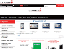 Tablet Screenshot of commaxsistemas.com.ar
